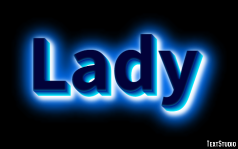 Lady Efecto de Texto