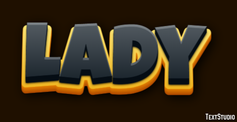 Lady Texteffekt