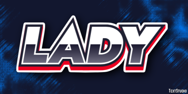 Lady Texteffekt