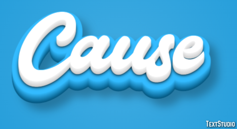 Cause Text Effect
