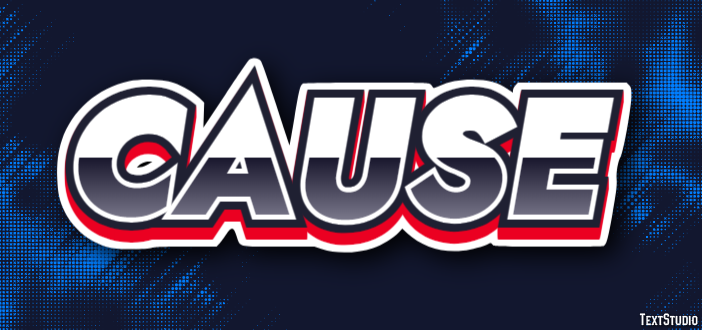 Cause Text Effect