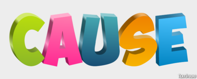 Cause Text Effect