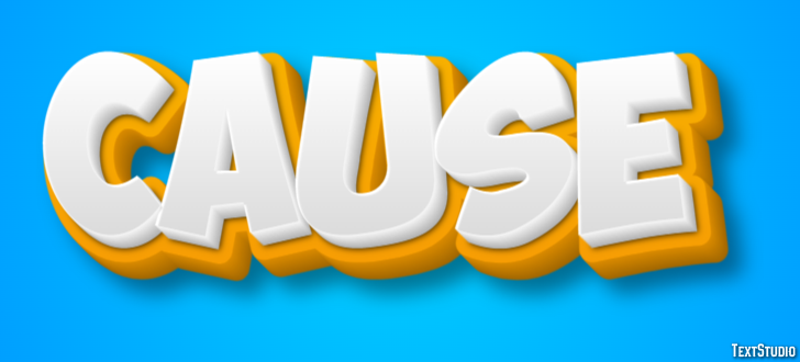 Cause Text Effect