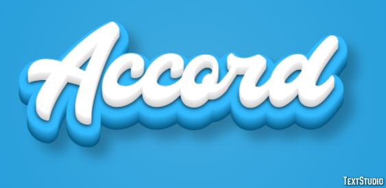 Accord Texteffekt