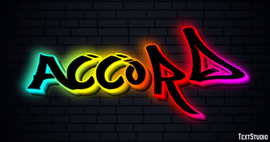 Accord Texteffekt