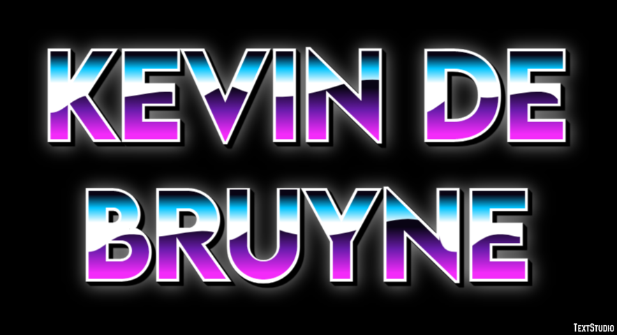 Kevin De Bruyne Texteffekt