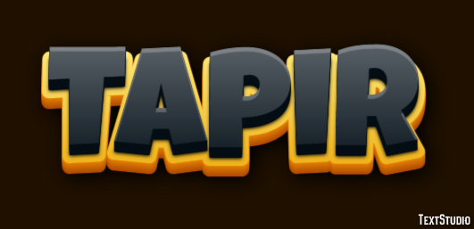 Tapir テキスト効果