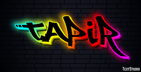 Tapir Text effect