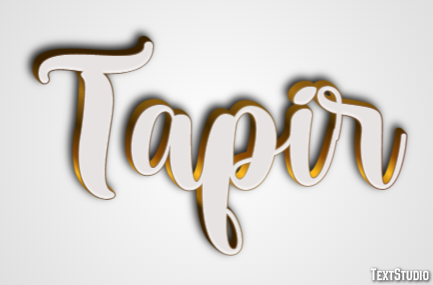 Tapir Text Effect