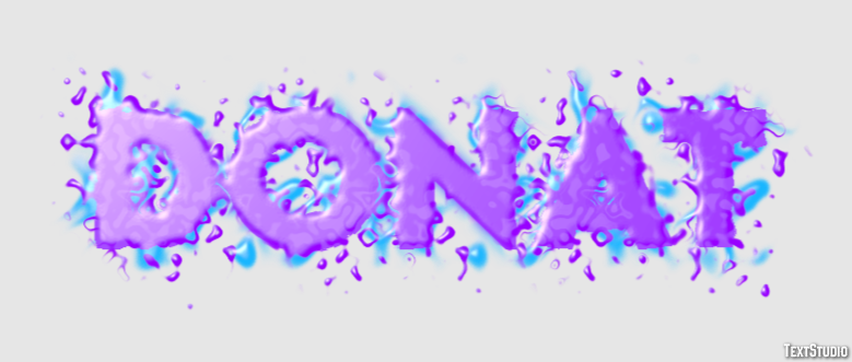Donat Efecto de Texto