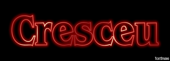 Cresceu Texteffekt