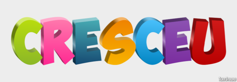 Cresceu Texteffekt