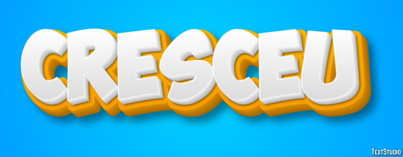 Cresceu Texteffekt