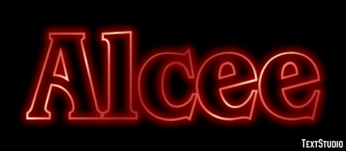 Alcee Text effect