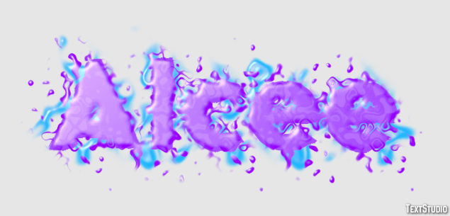 Alcee Text effect