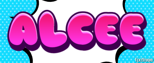 Alcee Text effect