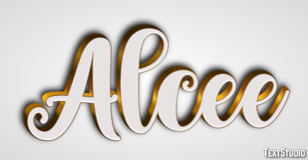 Alcee Text effect