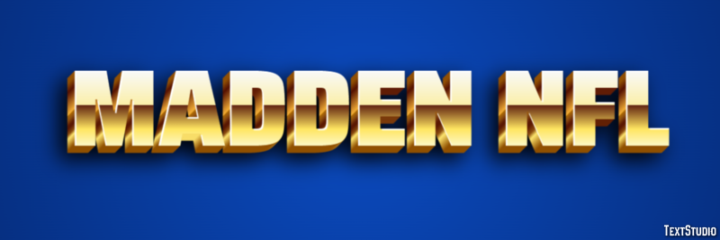 Madden NFL Effetto testo