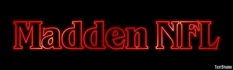 Madden NFL Effetto testo