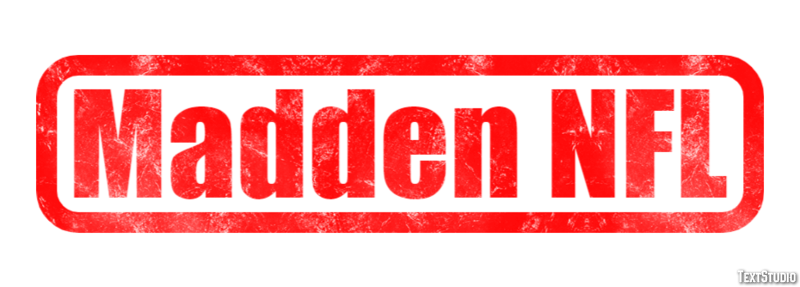 Madden NFL Effetto testo