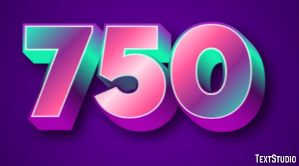 750 Effet de Texte