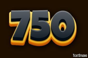 750 テキスト効果