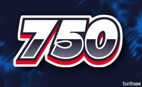 750 Texteffekt