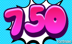 750 Texteffekt