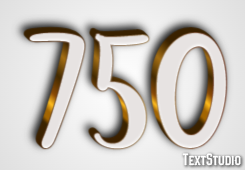 750 Effetto testo
