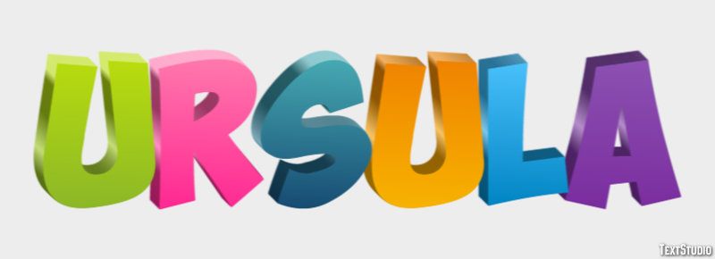 Ursula Effetto testo