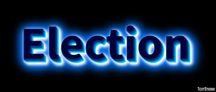 Election Text Effect
