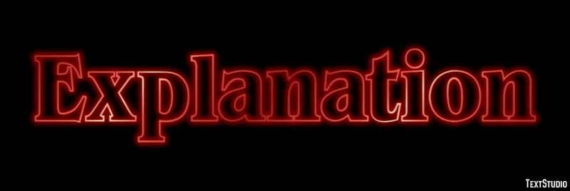 Explanation Text effect