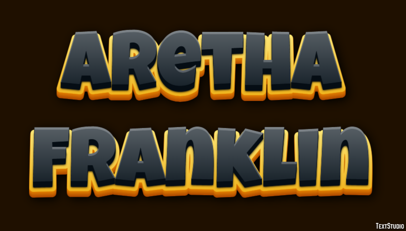 Aretha Franklin Effetto testo