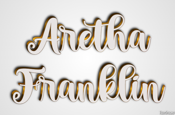 Aretha Franklin Effetto testo