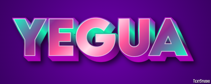Yegua Efecto de texto