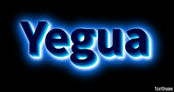 Yegua Efecto de texto