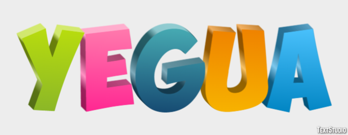 Yegua Efecto de texto
