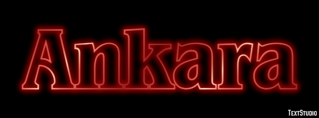 Ankara Эффект текста
