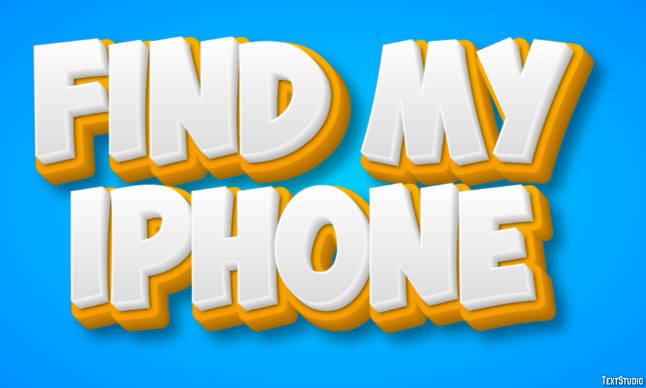 Find My Iphone テキスト効果