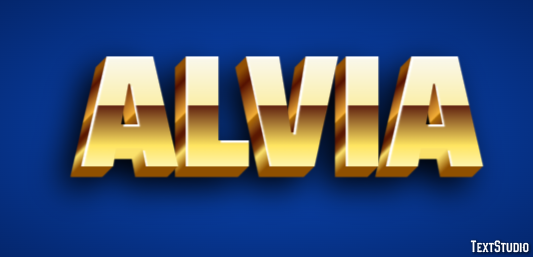 Alvia Эффект текста