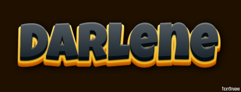 Darlene Текстовый эффект