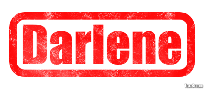 Darlene Текстовый эффект