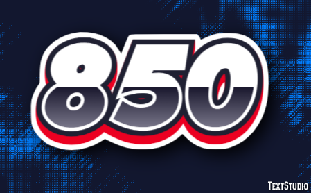 850 Effetto testo