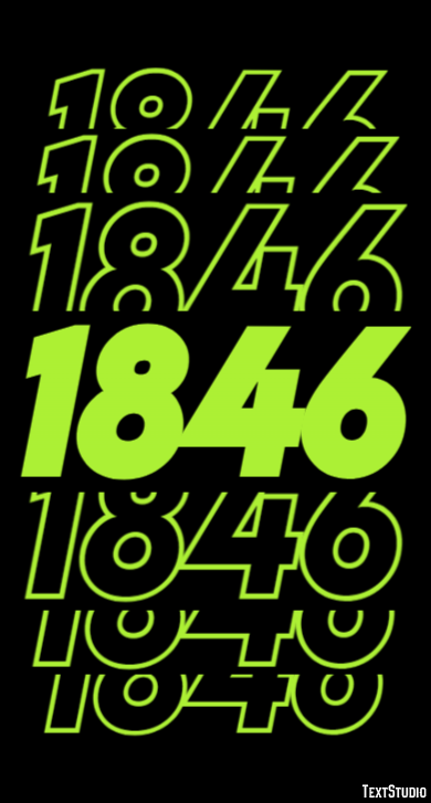1846 Texteffekt