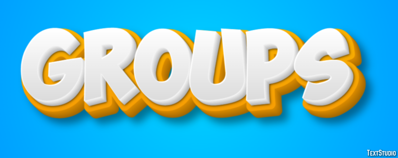 Groups テキスト効果