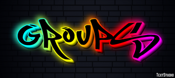Groups Text Effect