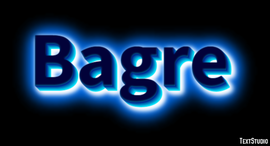 Bagre Efecto de Texto