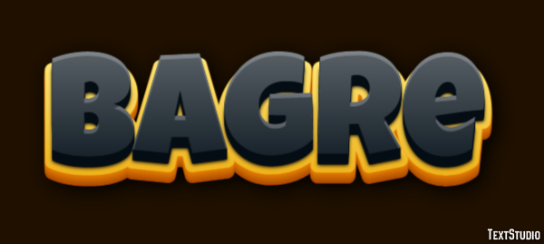 Bagre Эффект текста