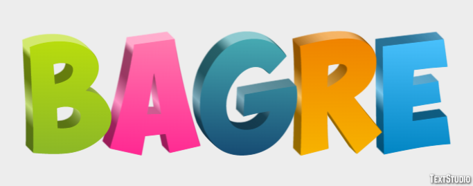 Bagre Tekst Effect