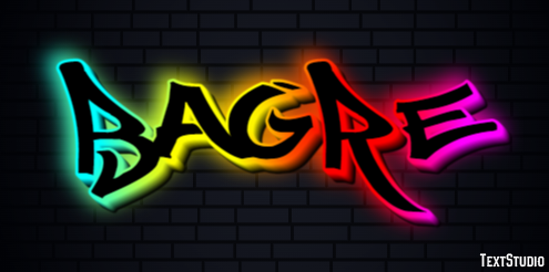 Bagre Tekst effect